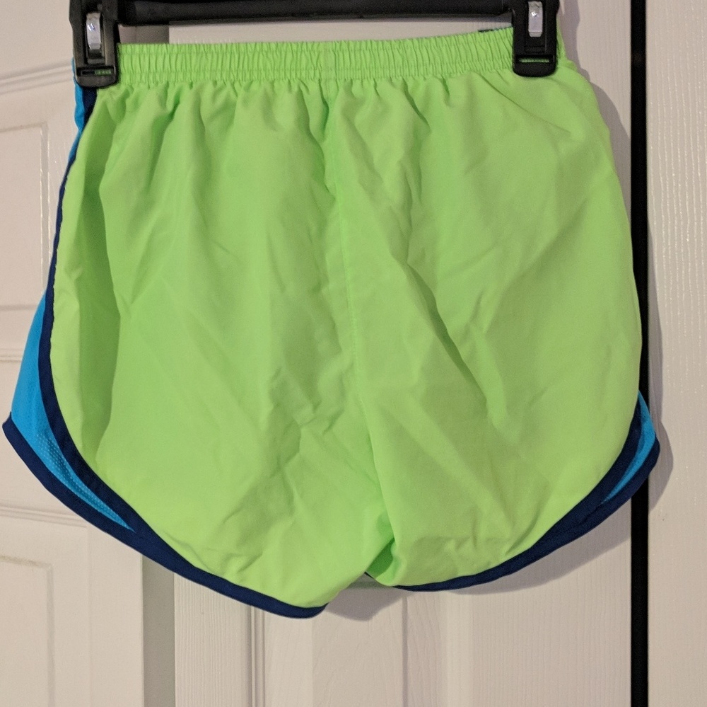 Nike Dri-fit shorts lime green and blue - Picture 3 of 5